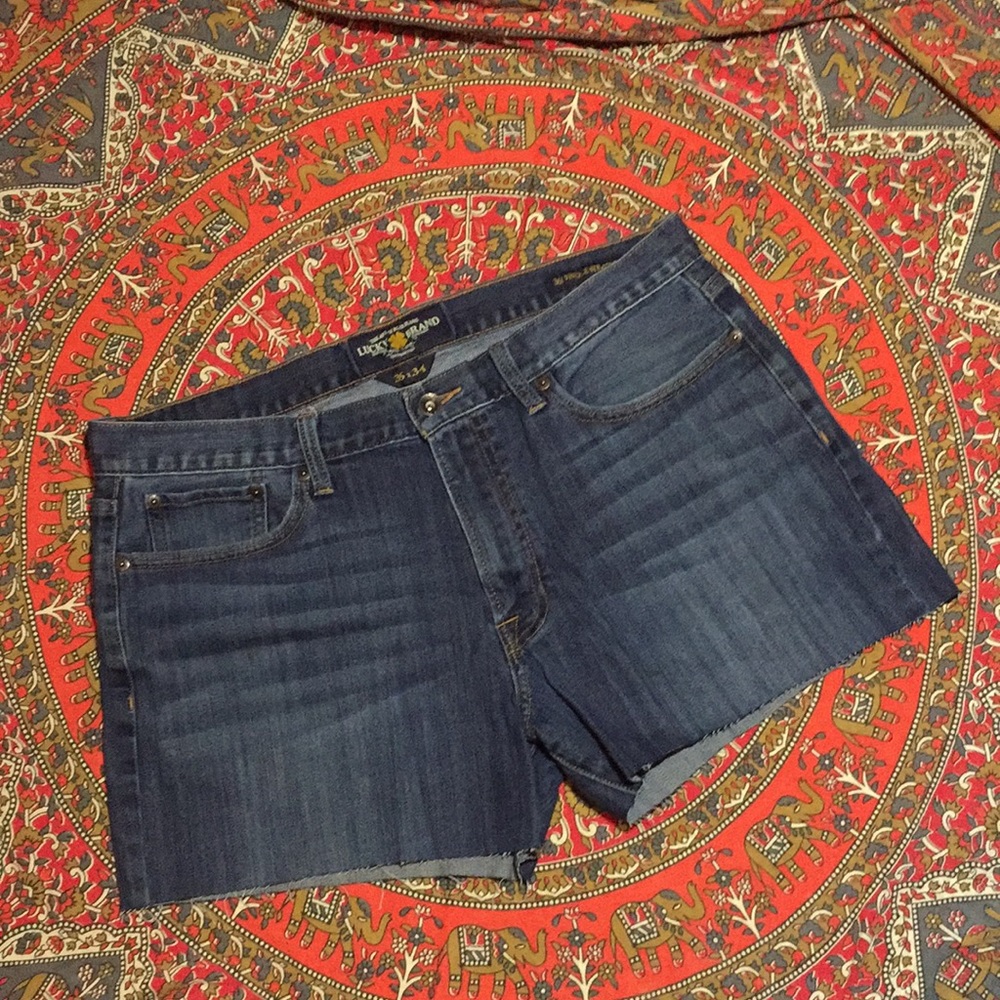 Lucky Brand Cutoff Jean Shorts